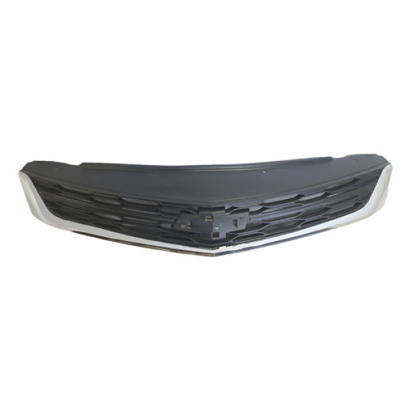 Grade Superior Cruze Sport Hatch 2017 208 2019 2020 14062400 Preto Com Detalhes Cromados Cromado