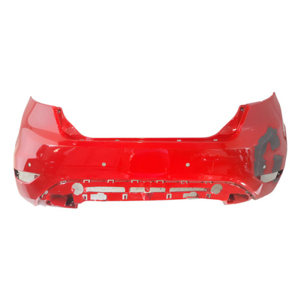 Para-choque Traseiro New Fiesta Hatch  2013 A 2016 29022409 Vermelho