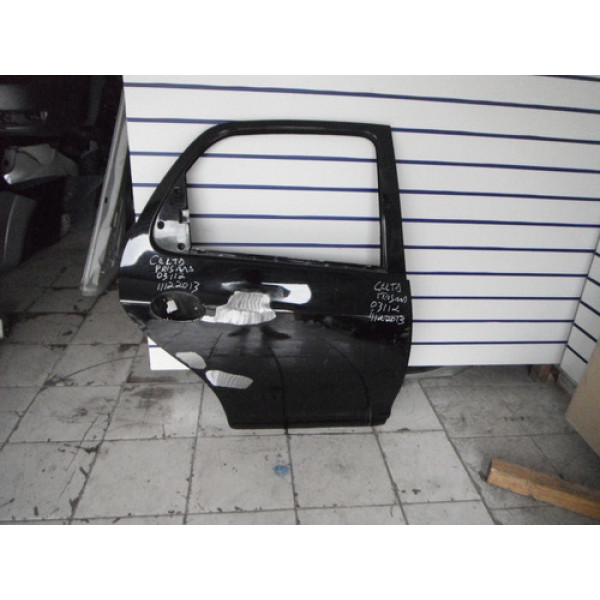Porta Traseira Direita Chevrolet Celta Prisma 03/12 11122013 Traseira Direito Preto