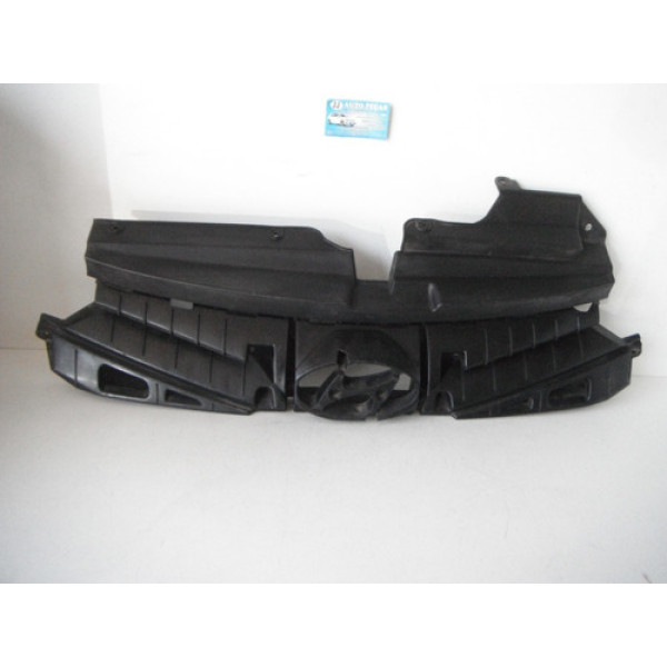 Grade Hyundai Hb20 2015 2016 2017 2018 2019 08112204 Preto Plástico Texturizado