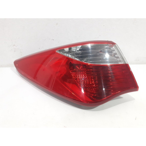 Lanterna Traseira Esquerda Hb20 Sedan 2013/2015 Esquerdo/motorista Vermelho