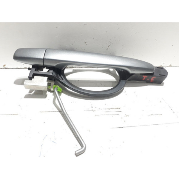 Maçaneta Externa Traseira Esquerda Mitsubishi Lancer 2010/15 Prateado Traseira