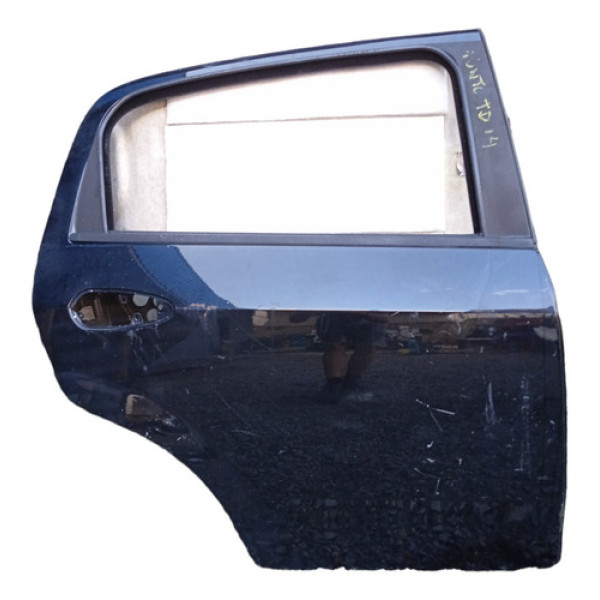 Porta Traseira Direita Fiat Punto 2009/2013  Traseira Direita Preto