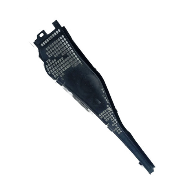 Grade Churrasqueira Lado Esquerdo Renault Logan 2008 2013 Preto Brilhante