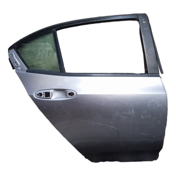 Porta Traseira Direita Honda City 2009/2014 Traseira Direita Prateado