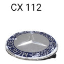 Calota Central Aro Mercedes C180 Cgi 1.8 2009/2013  Prateado