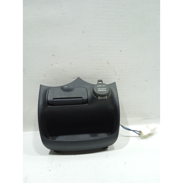 Porta Objetos Com Tomada Usb Kia Picanto 2008/2011 Preto