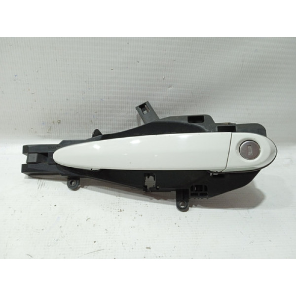 Maçaneta Externa Porta Dianteira Esquerda Bmw X1 2010/2013 Branco Dianteira