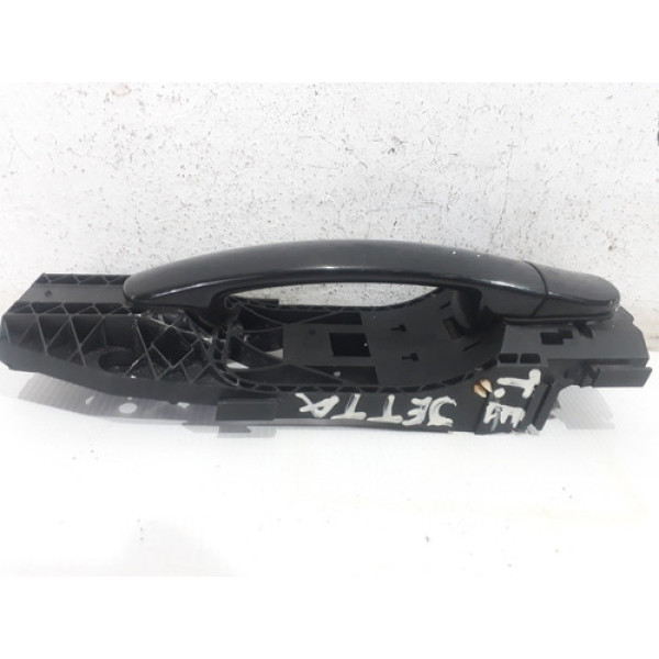Maçaneta Externa Jetta 2011- 2014 Traseira Esquerda Original Preto Traseira
