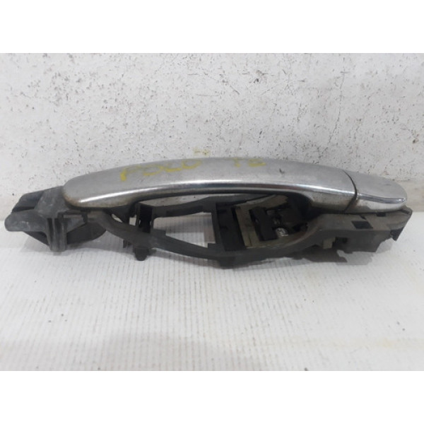 Maçaneta Externa Traseira Direita Volkswagen Polo 2007 Prateado Traseira