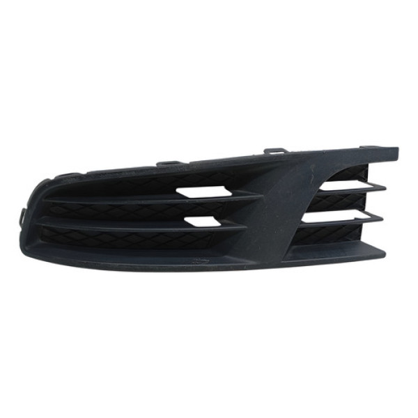 Moldura Farol De Milha Esquerdo Volkswagen Polo 2012 2015 Preto Esquerdo