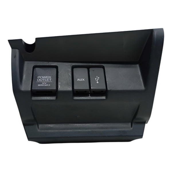 Moldura Inferior Entrada 12v Usb Auxiliar Honda Fit 2018