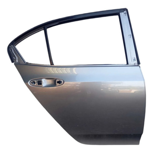 Porta Traseira Direita Honda City 2009 2014 Traseira Direito Prateado