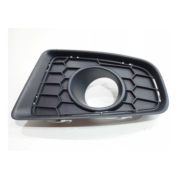 Moldura Farol De Milha Esquerdo Renault Sandero 2008 2014 Preto Esquerdo