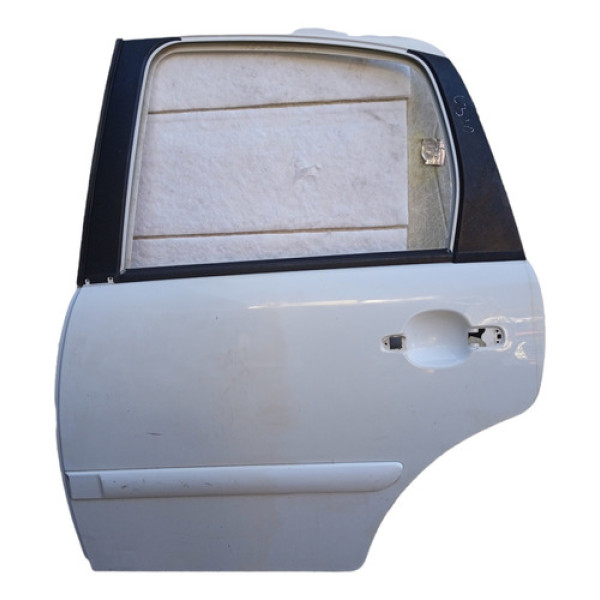 Porta Traseira Esquerda Citroen C3 2008/2012 Traseira Esquerdo Branco
