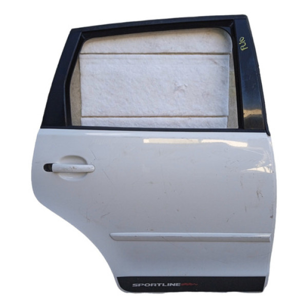 Porta Traseira Direita V.w Polo Hatch 2009/2014  Traseira Direita Branco