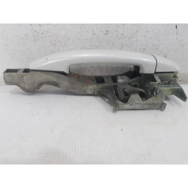 Maçaneta Externa Traseira Esquerda - C3 C4 Peugeot 208  Branco Traseira