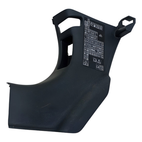 Moldura Pé Coluna Dianteiro Esquerdo Honda Fit 2009 2014 Preto