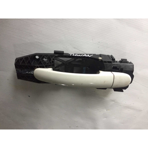 Maçaneta De Porta Traseira Direita Volkswagen Jetta Tiguan Branco Traseira