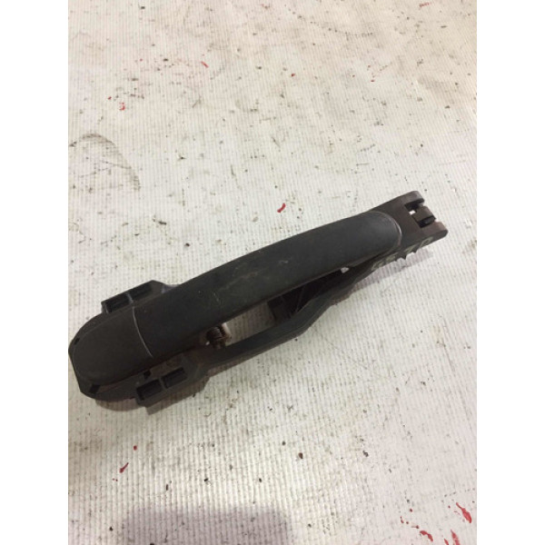Maçaneta De Porta Traseira Direita Volkswagen Gol G5 Fox Preto Traseira