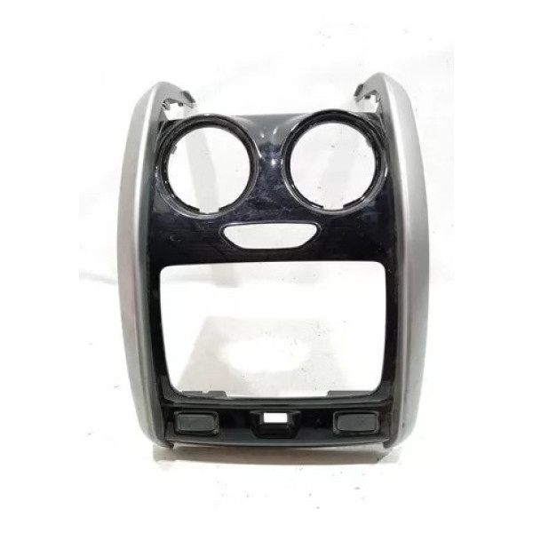 Moldura Central Multimídia Renault Duster 2013/2015  Preto