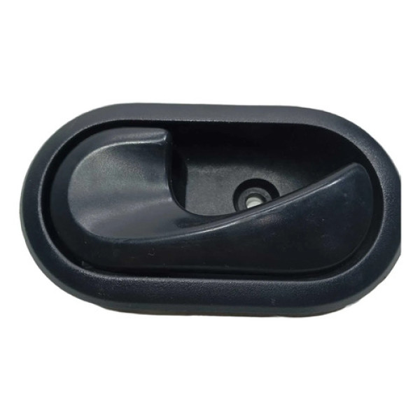 Maçaneta Interna Dianteira Esquerda Renault Logan 2008 2013 Preto Dianteira