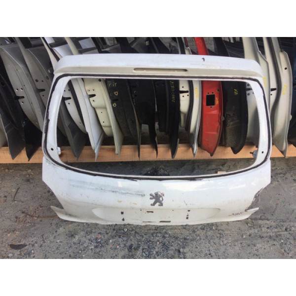 Tampa Traseira Peugeot 206/207 Hatch Original Branco