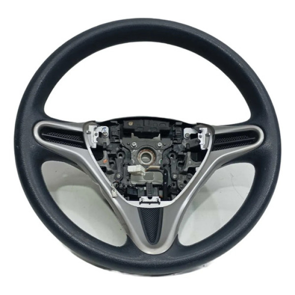 Volante Direção Honda City Fit 2009 2014 Preto
