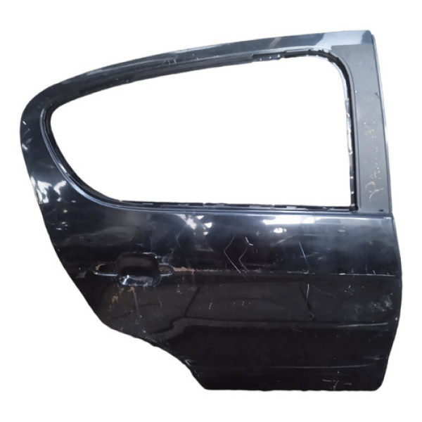 Porta Traseira Direita Fiat Palio Atractive 2013/2017  Traseira Direito Preto