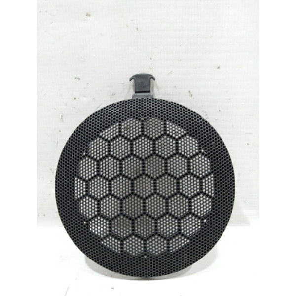 Moldura Tela Capa Auto Falante Porta Peugeot 3008 2012/2015  Preto