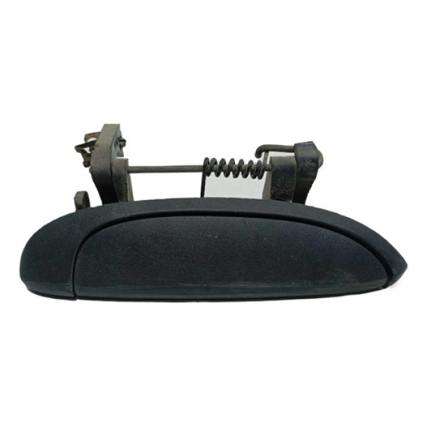 Maçaneta Externa Dianteira Direita Renault Logan 2008 2013 Preto Dianteira