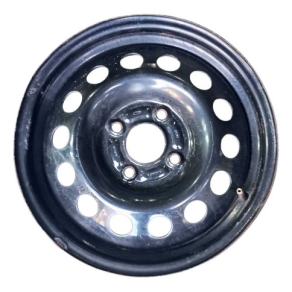Roda De Ferro Avulsa Aro 15 Ford Ka Fiesta 2013 2020 Preto