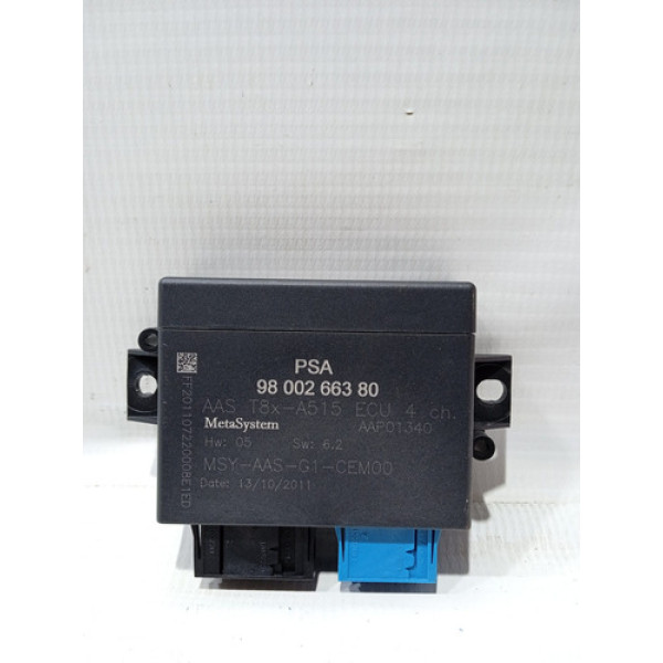 Módulo Sensor Estacionamento Peugeot 3008 2012/2015 Preto