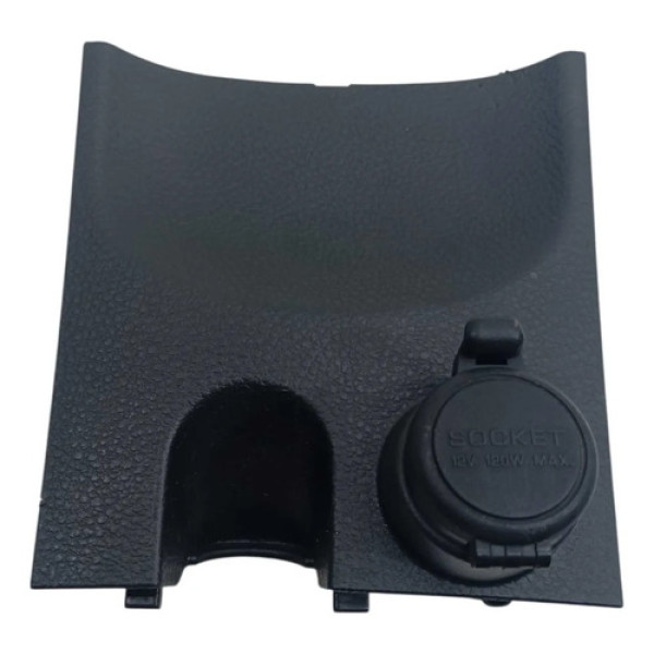 Moldura Tomada 12v Nissan Tiida 2008 2013 Preto