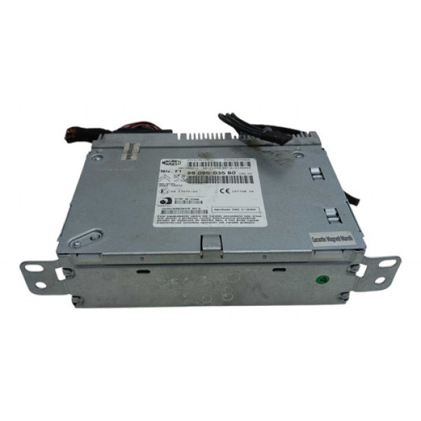 Rádio Multimídia Original Peugeot 208 2014 2015 2016 2017 Prata