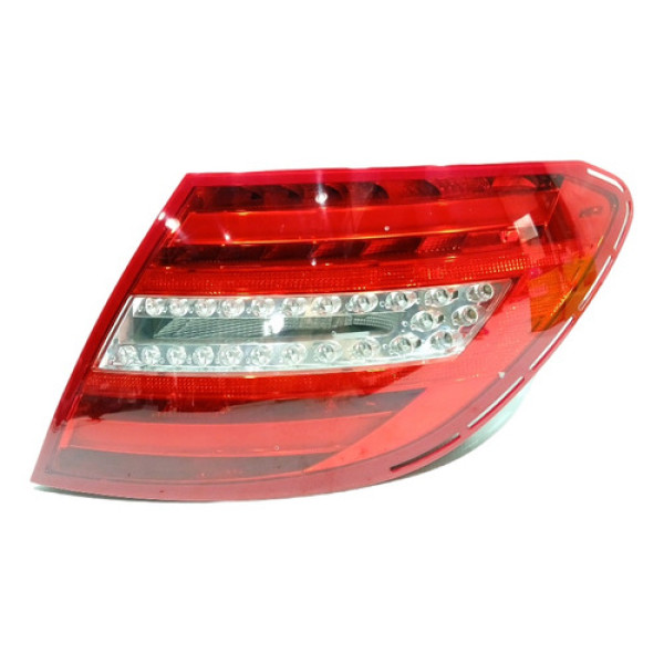 Lanterna Traseira Direita Led Mercedes C180 2011/2012  Direito Vermelho