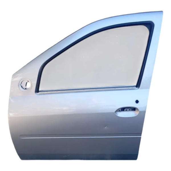 Porta Dianteira Esquerda Renault Logan 2008 2013 Dianteira Esquerda Prateado