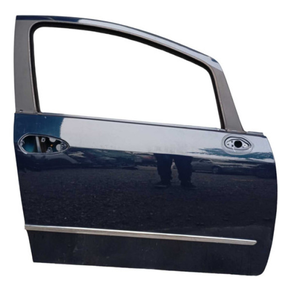 Porta Dianteira Direita Fiat Linea 2009 2014 Dianteira Direito Azul