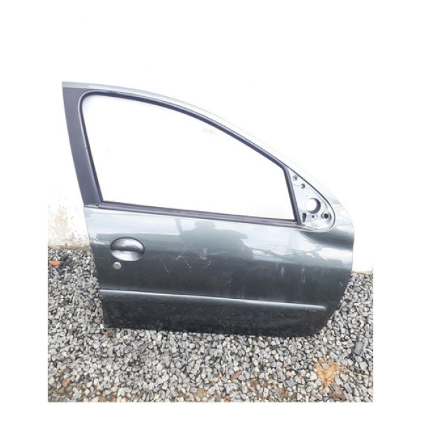Porta Dianteira Direita Peugeot 206/207 2004/2012 Original  Dianteira Direito Prateado