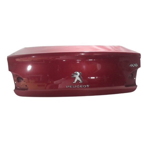 Tampa Traseira Peugeot 408 2011/2014 Somente Lata. Vermelho