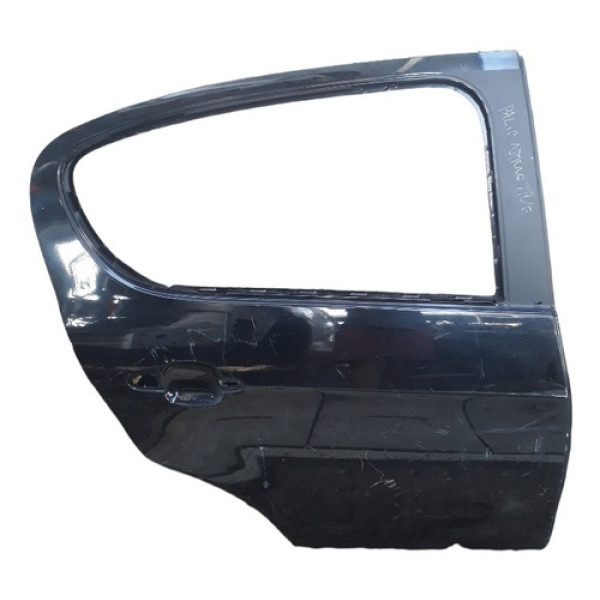 Porta Traseira Direita Fiat Palio Atractive 2013/2017  Traseira Direita Preto