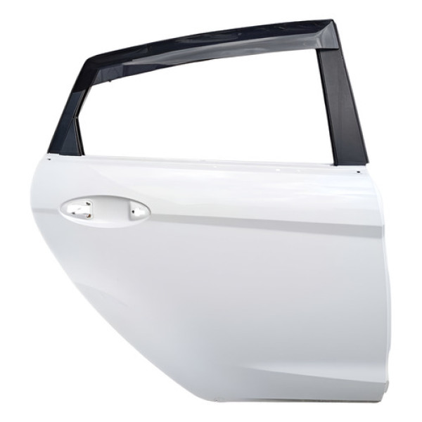 Porta Traseira Direita Ford New Fiesta Hatch 2011 2013 Traseira Direito Branco