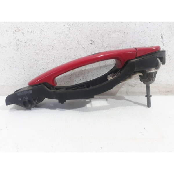 Maçaneta Externa Porta Dianteira Esquerda Vw Fox 2010 À 2014 Vermelho Dianteira