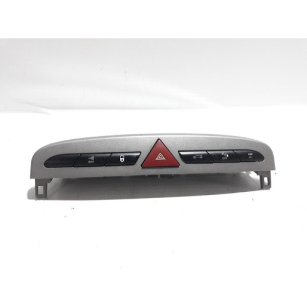 Botao Pisca Alerta/trava Central Peugeot 408 2011/2014 Vermelho