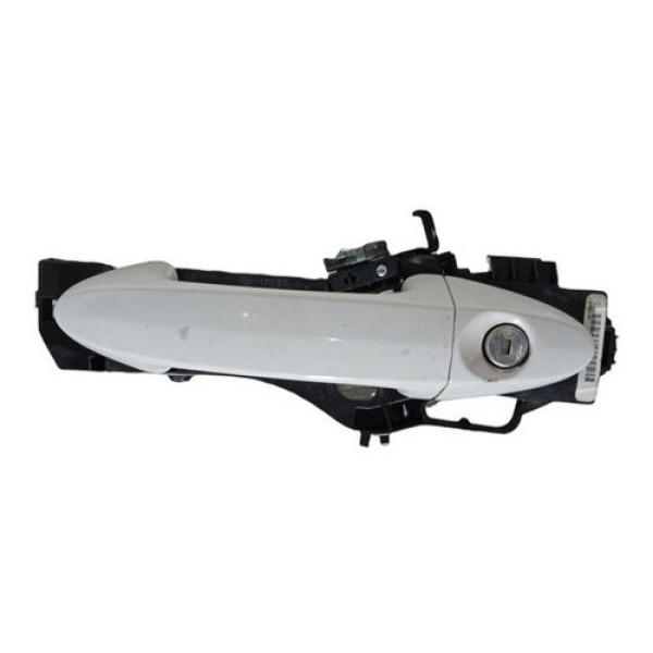 Maçaneta Externa Dianteira Esquerda New Fiesta Sedã 2015  Branco Dianteira