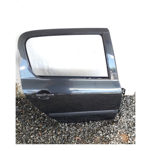 Porta Traseira Direita Peugeot 307 Hatch 2005/2011  Traseira Direita Preto