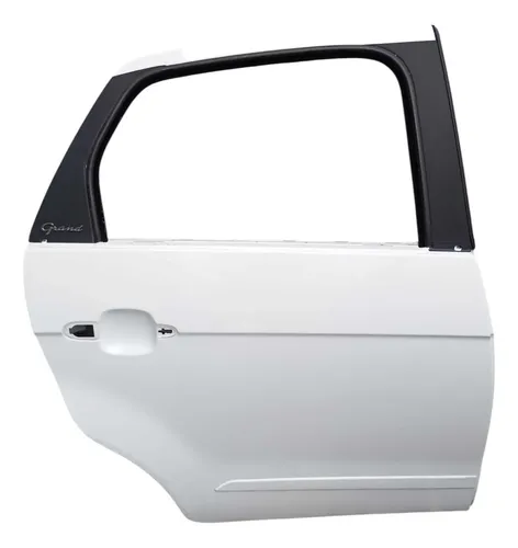 Porta Traseira Direita Fiat Grand Siena 2014 2017 Traseira Direita Branco
