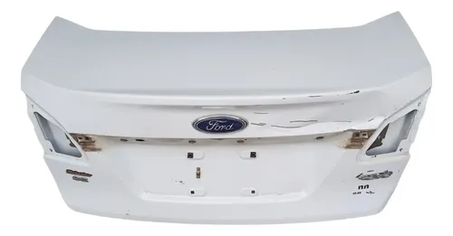 Tampa Traseira Ford New Fiesta Sedã Méxicano 2011/2013 Branco