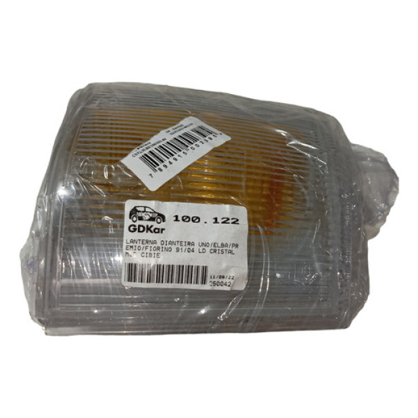 Pisca Seta Dianteira Uno 91 A 04 Cristal Cibie Paralelo