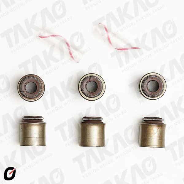 Retentor de Valvulas (cada) - Asia/Daihatsu 0.8/1.0L L3 ED/CB Charade,Cuore,Towner Gasolina